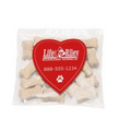 Mini Dog Bones in Bag with Heart Magnet